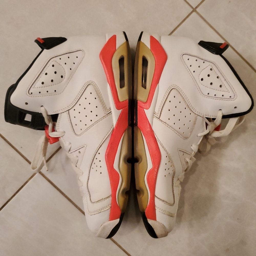 Jordan 6 Retro Infared White - Picture 3 of 6